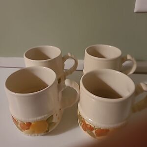 Set of Four Metlox Mugs